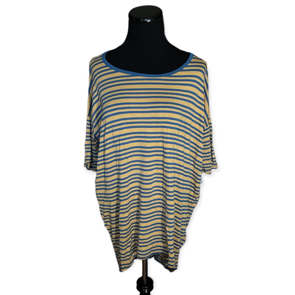 M LuLaRoe Irma Tunic NEW Fantastic Fall Striped Medium 10-16